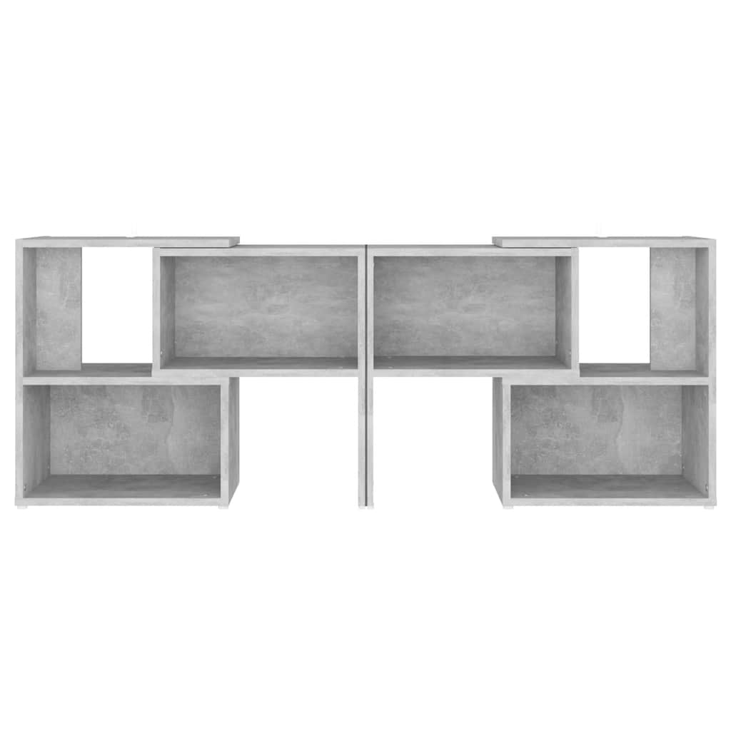 TV Cabinet Concrete Grey 104x30x52 cm Engineered Wood
