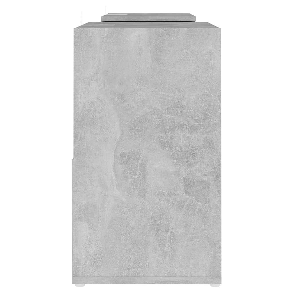 TV Cabinet Concrete Grey 104x30x52 cm Engineered Wood