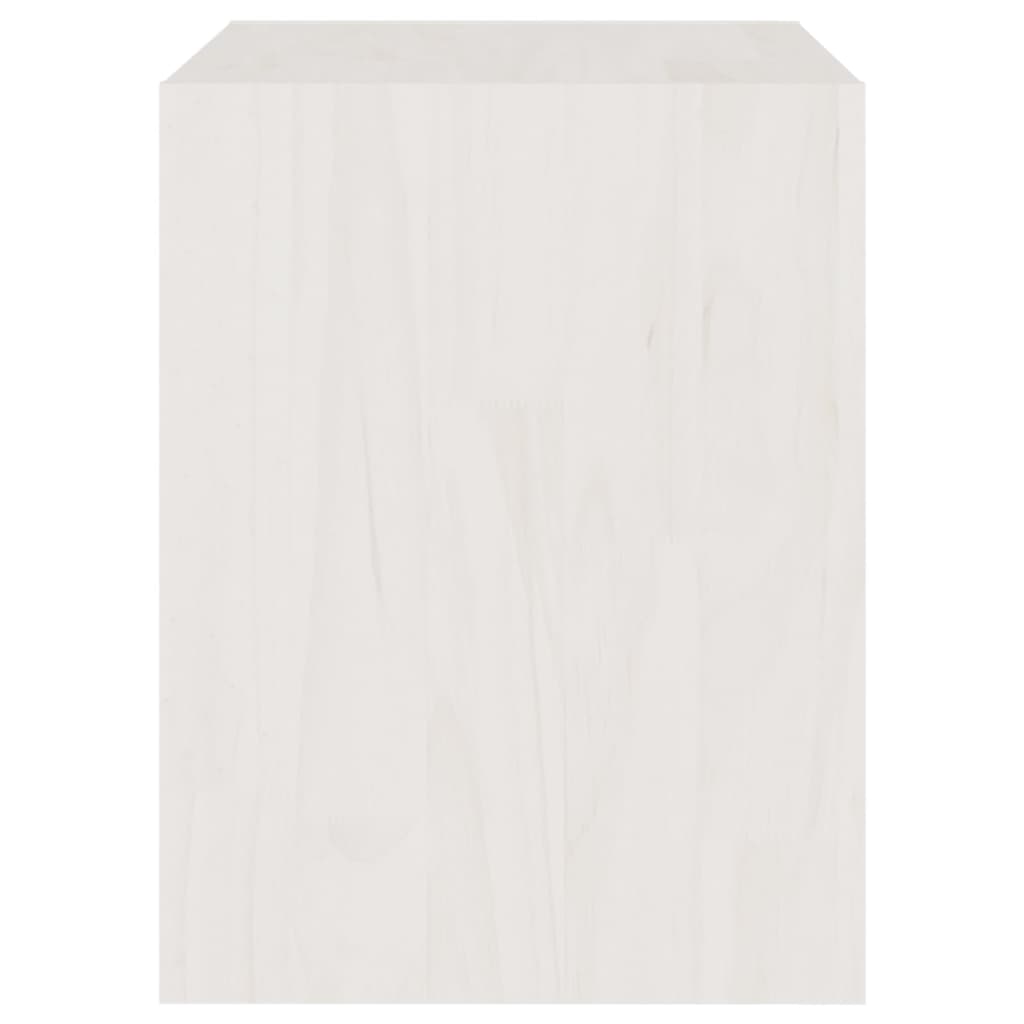 Bedside Cabinets 2 pcs White 40x30.5x40 cm Solid Pinewood