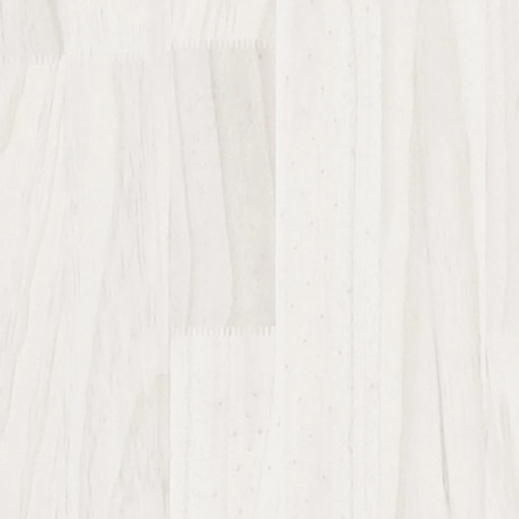 Book Cabinet/Room Divider White 40x30x167.5 cm Solid Pinewood