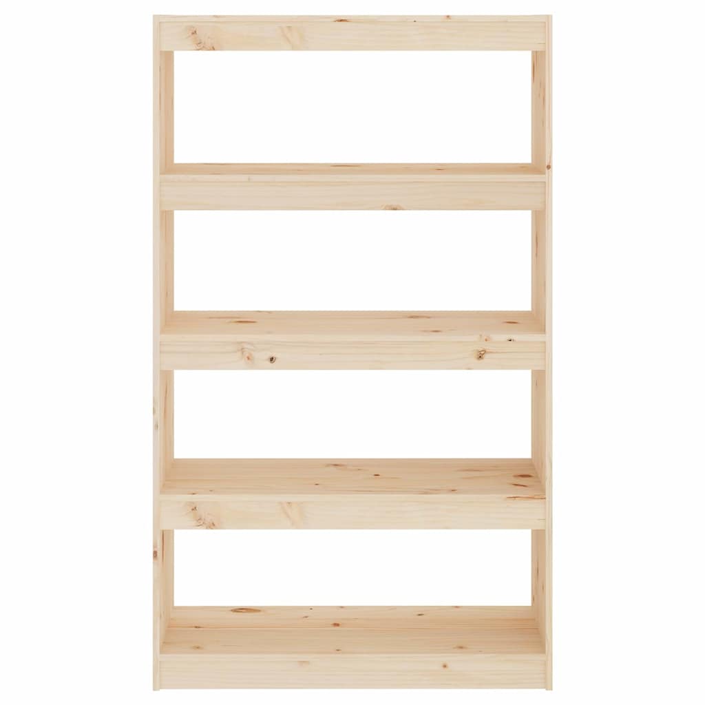 Book Cabinet/Room Divider 80x30x135.5 cm Solid Wood Pine