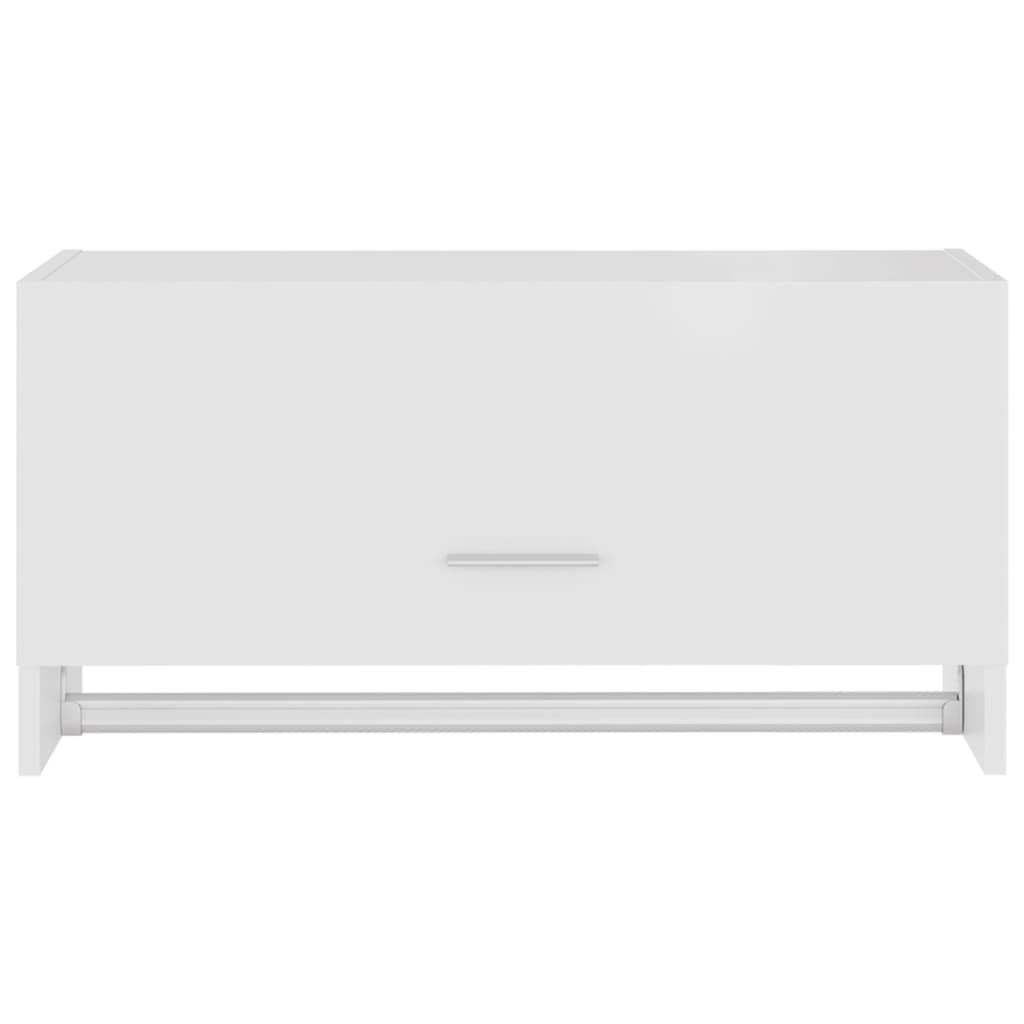 Wardrobe White 70x32.5x35 cm Engineered Wood