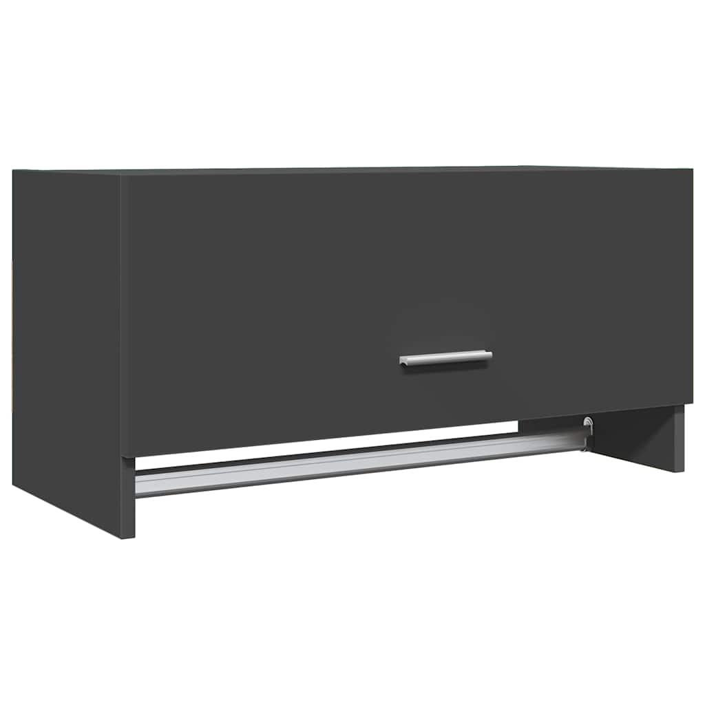 Wardrobe Grey 70x32.5x35 cm Engineered Wood