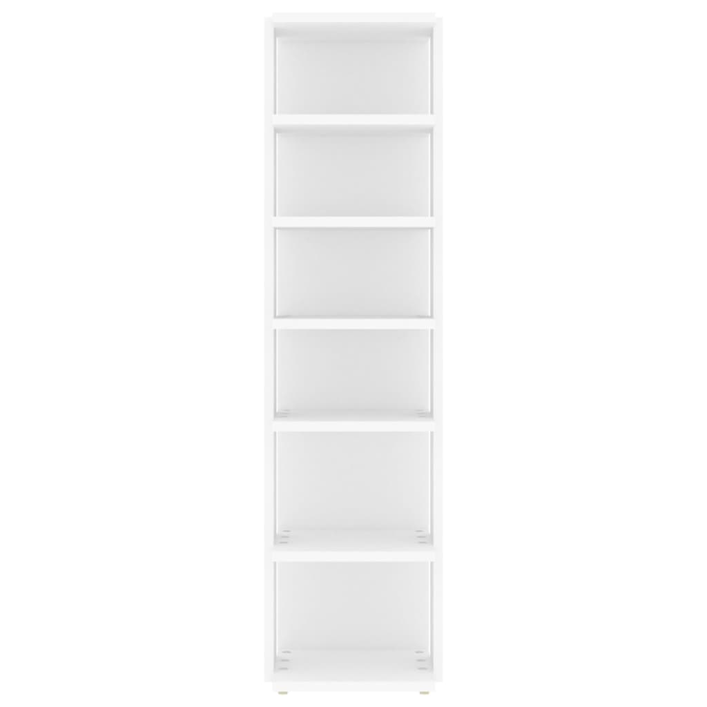 Shoe Cabinet White 27.5x27x102 cm Engineered Wood