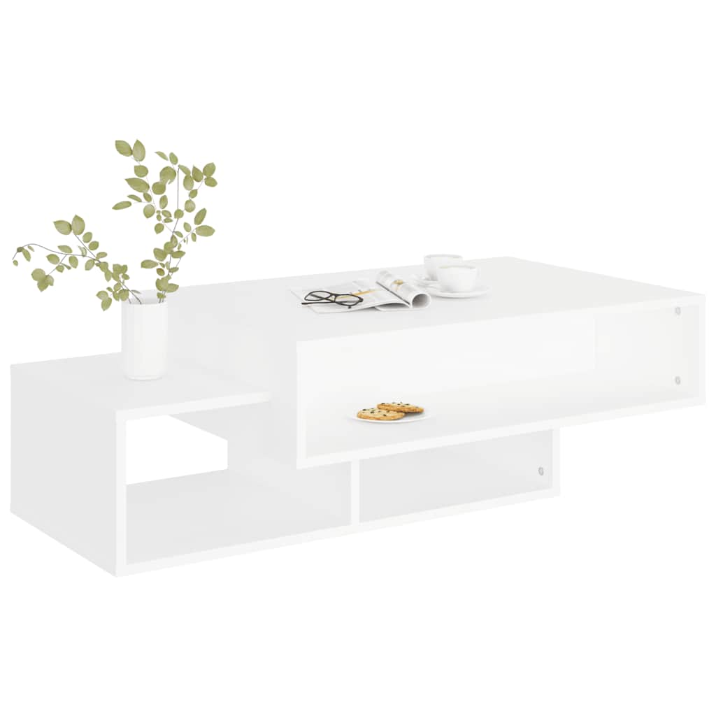 Coffee Table White 105x55x32 cm Engineered Wood
