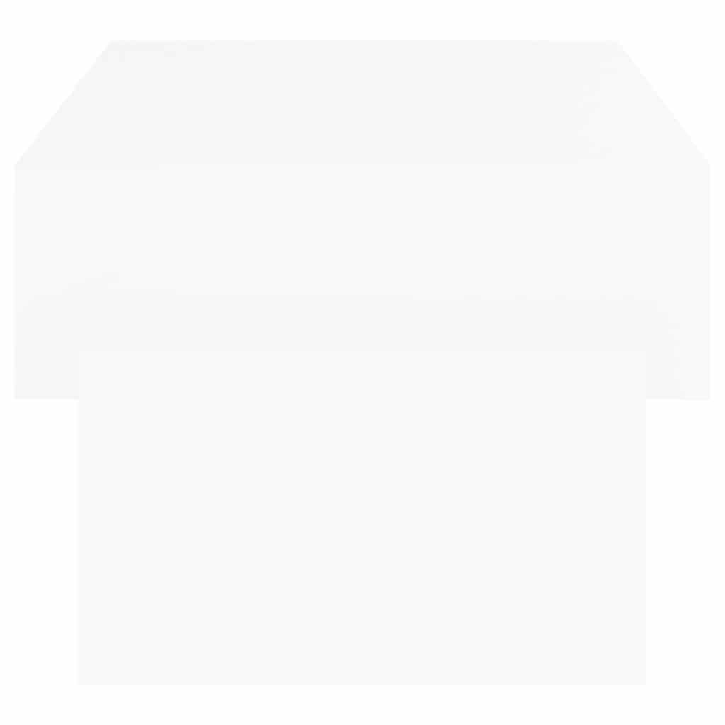 Coffee Table White 105x55x32 cm Engineered Wood