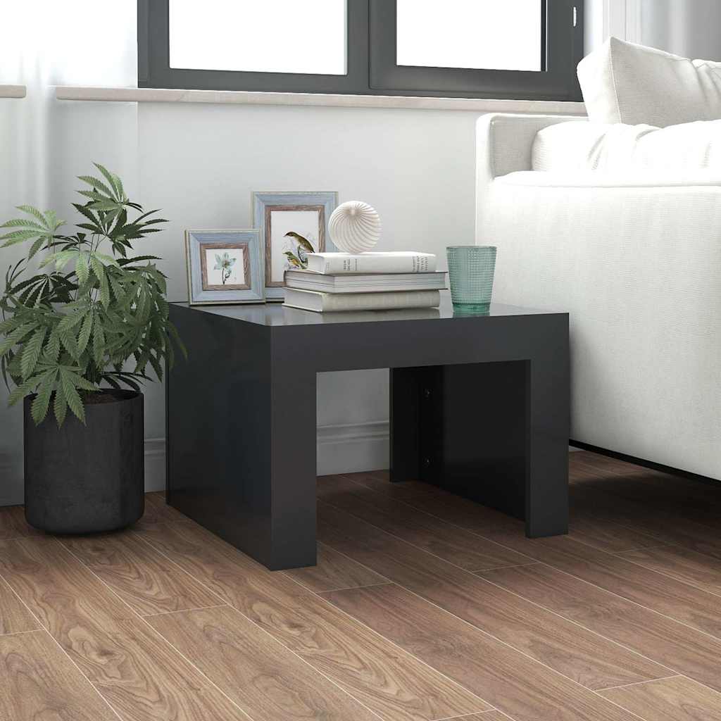 Coffee Table Grey 50x50x35 cm Engineered Wood