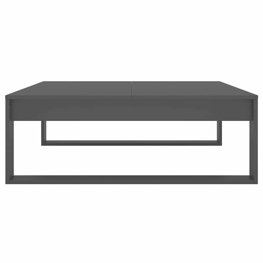 Coffee Table Grey 100x100x35 cm Engineered Wood