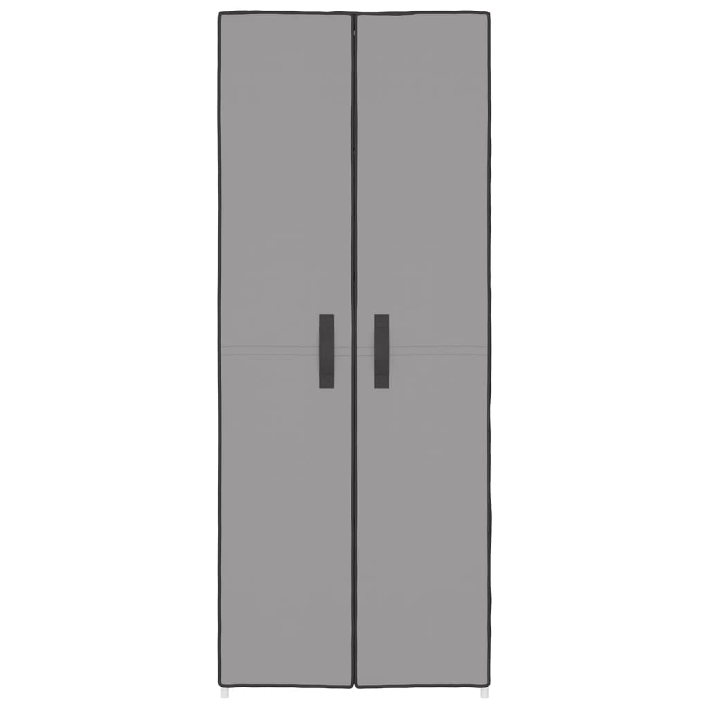 Shoe Cabinet Grey 60x30x166 cm Fabric