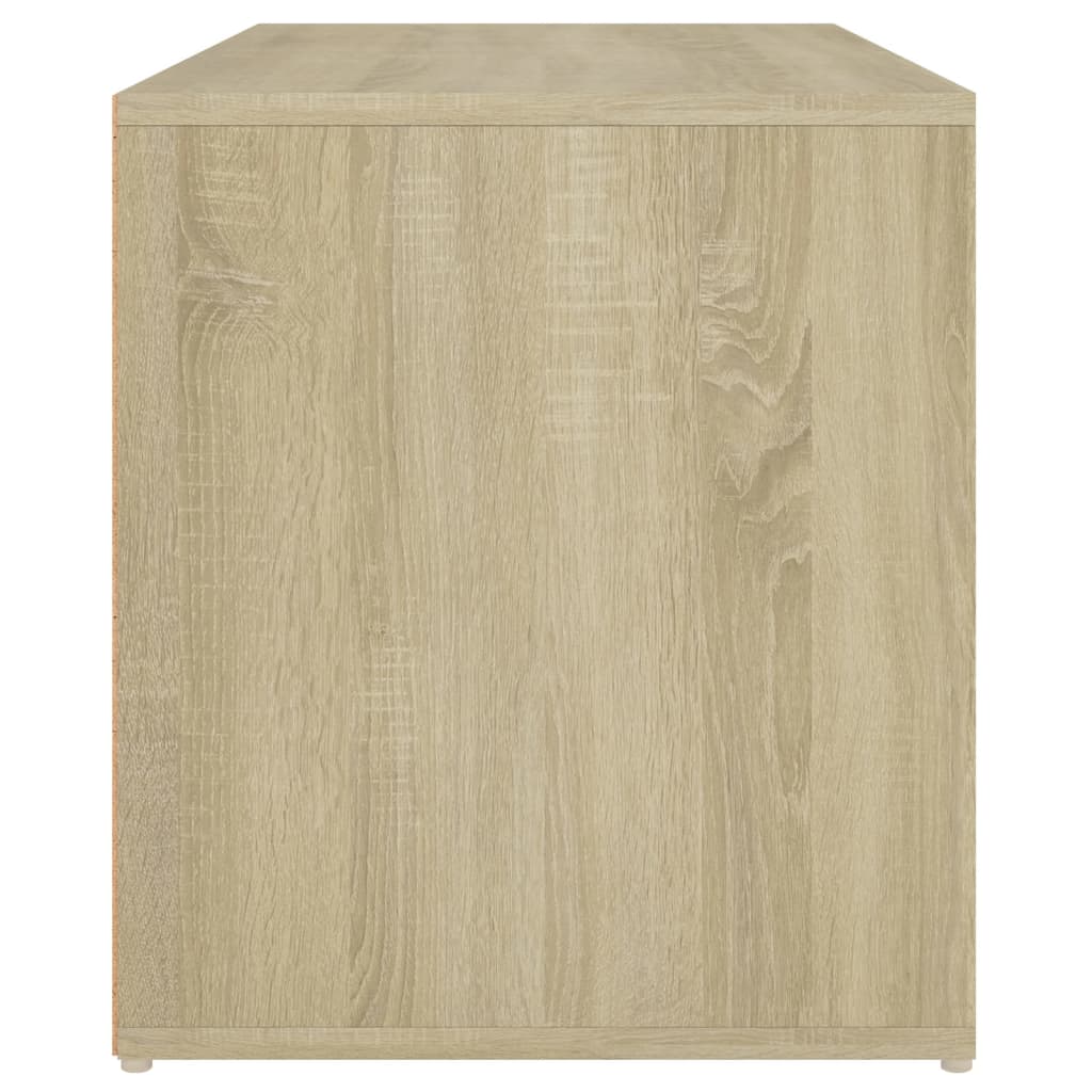 Hall Bench 80x40x45 cm Sonoma Oak Engineered Wood