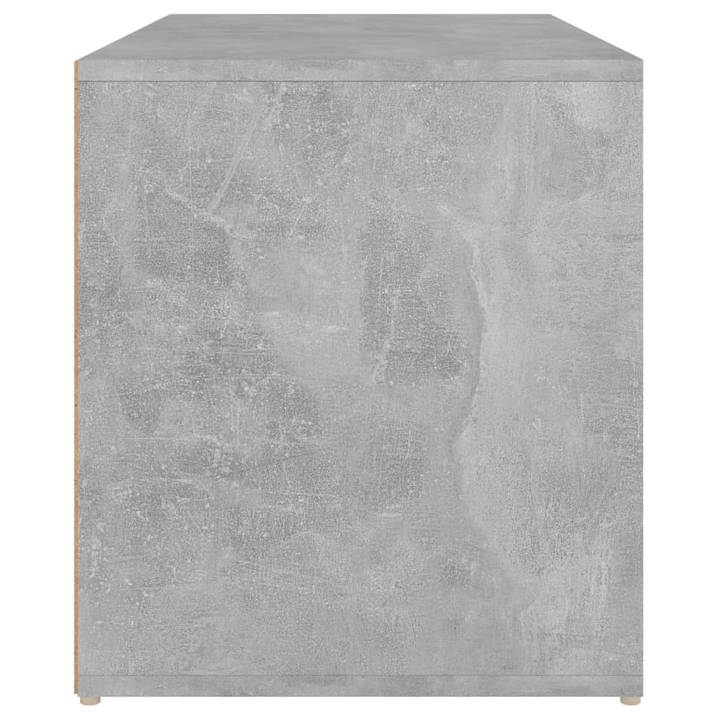 Hall Bench 80x40x45 cm Concrete Grey Engineered Wood