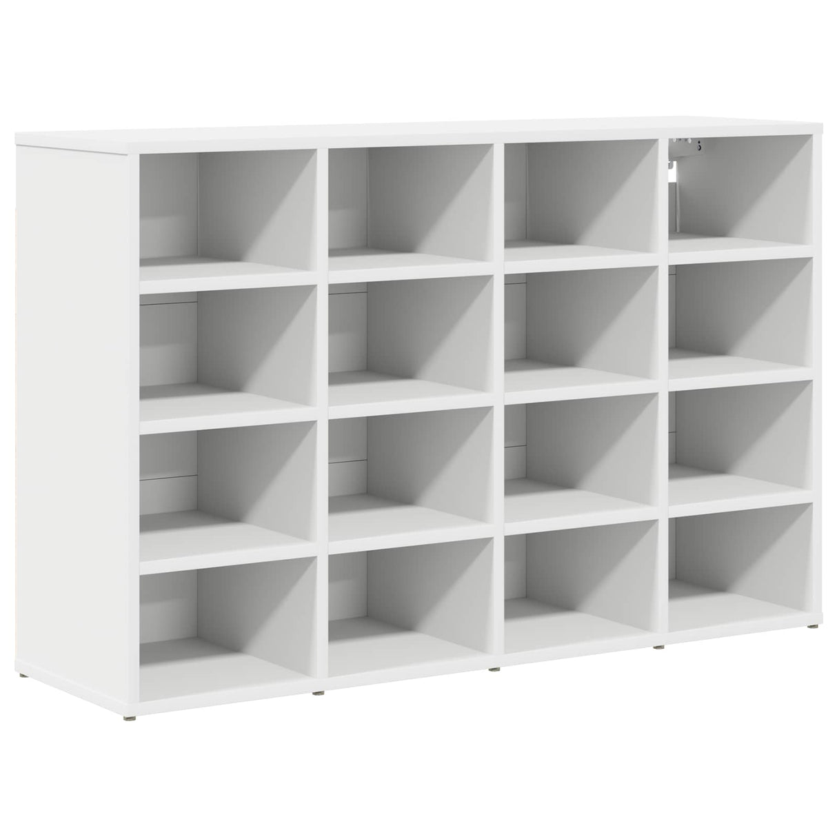 Shoe Cabinet 103 x 30 x 67 cm Engineered Wood White