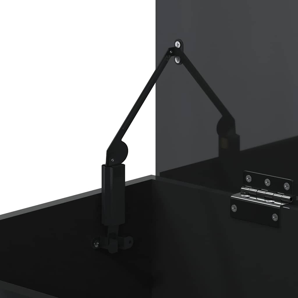Shoe Bench High Gloss Black 60x30x45 cm Engineered Wood