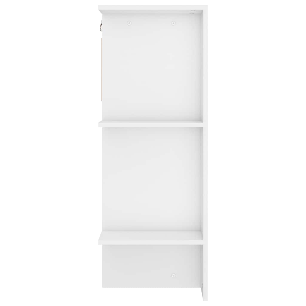 Hallway Cabinet White 97.5x37x99 cm Engineered Wood