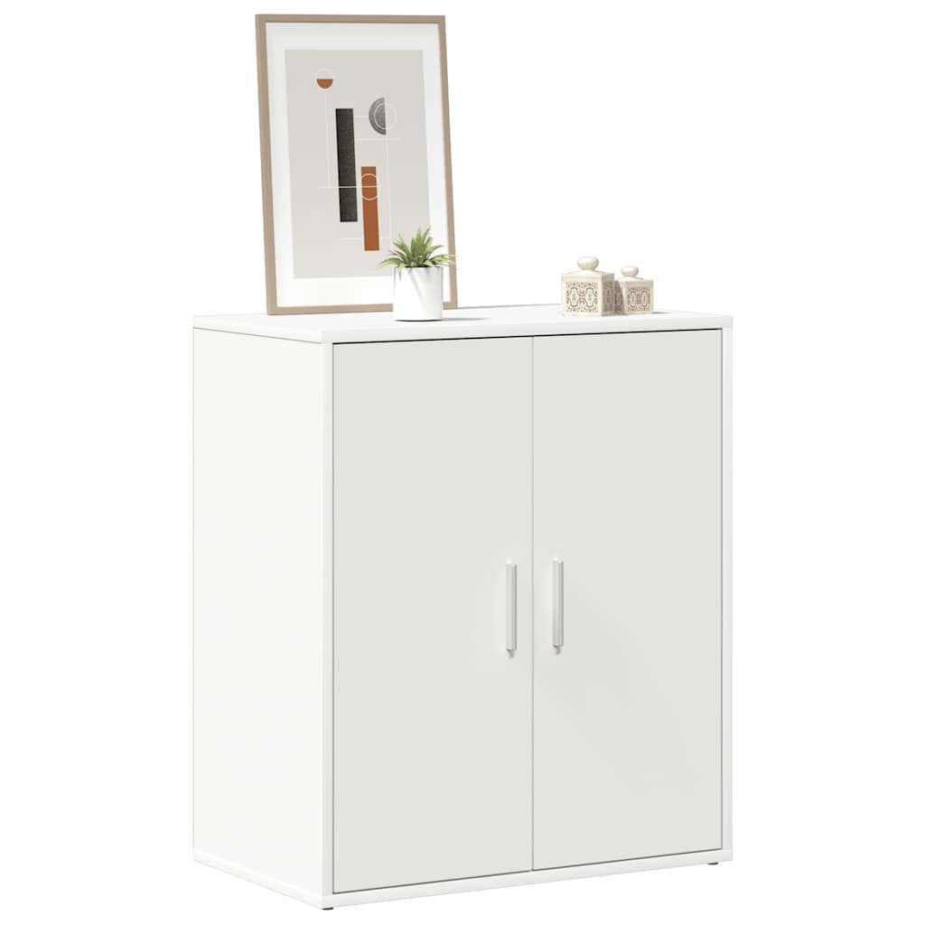 Shoe Cabinet White 60x35x70 cm Engineered Wood