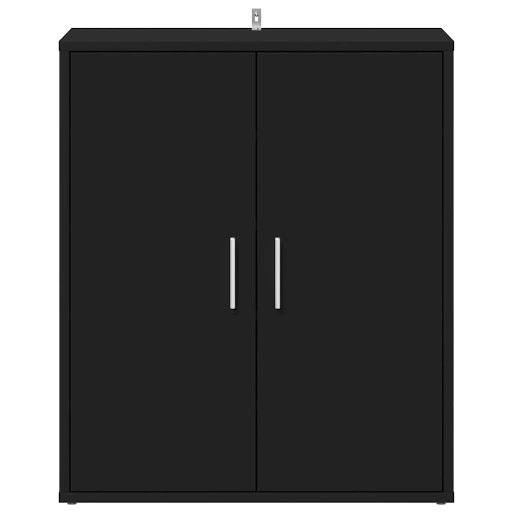 Shoe Cabinet Black 60x35x70 cm Engineered Wood