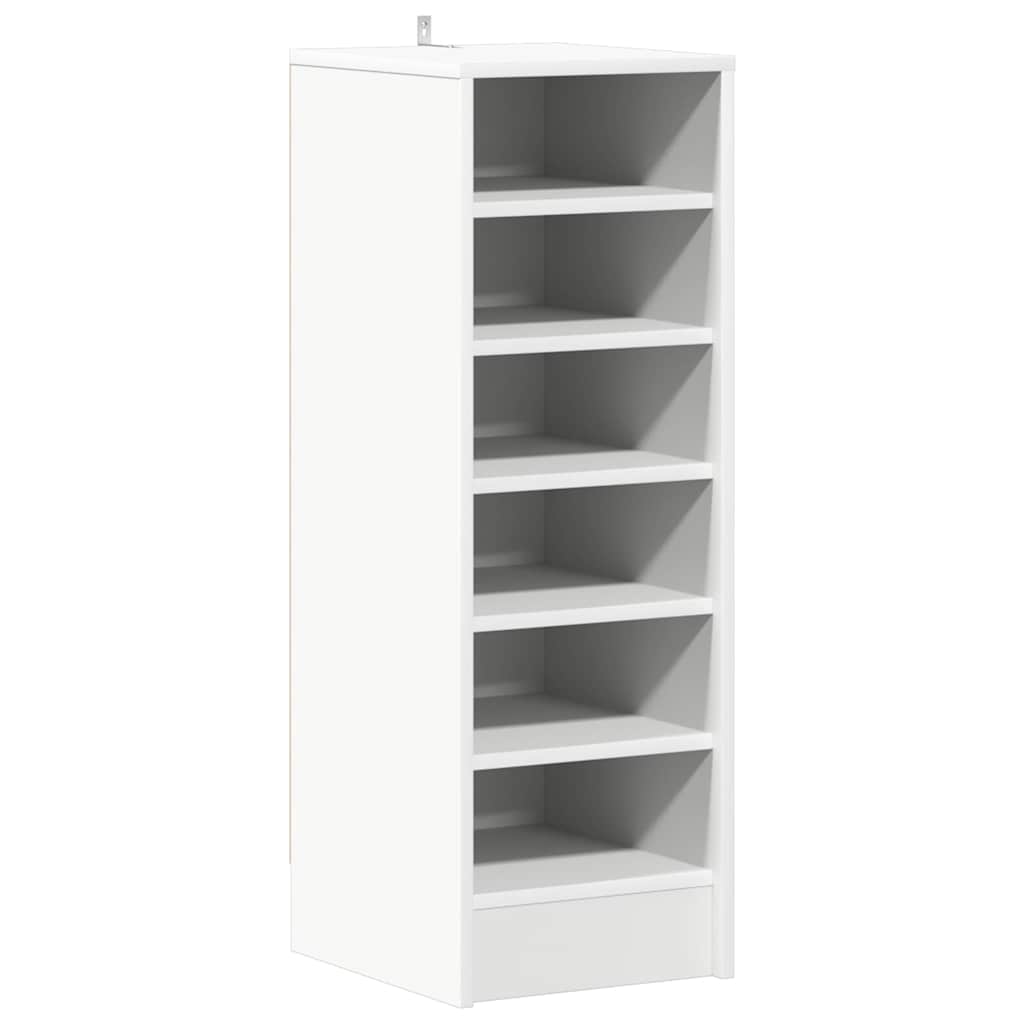Shoe Cabinet White 31.5x35x90 cm Engineered Wood