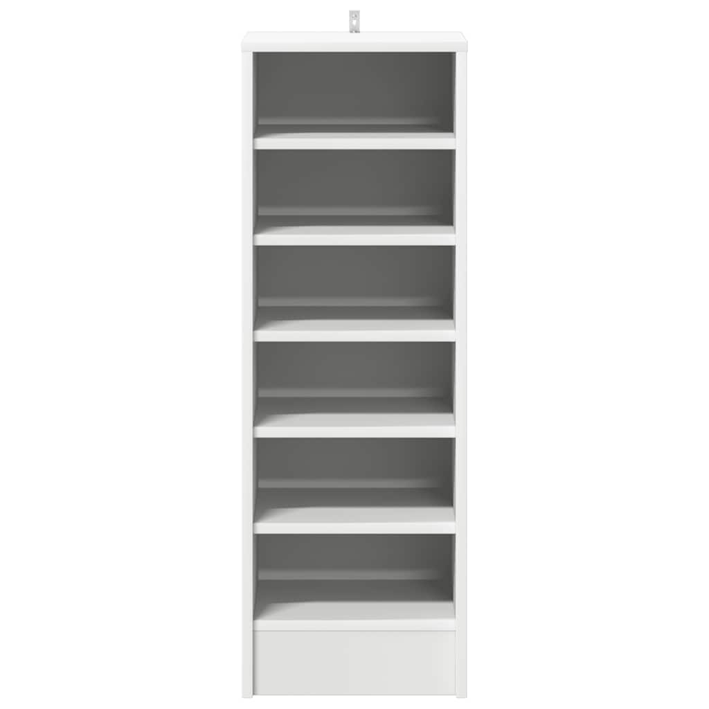 Shoe Cabinet White 31.5x35x90 cm Engineered Wood