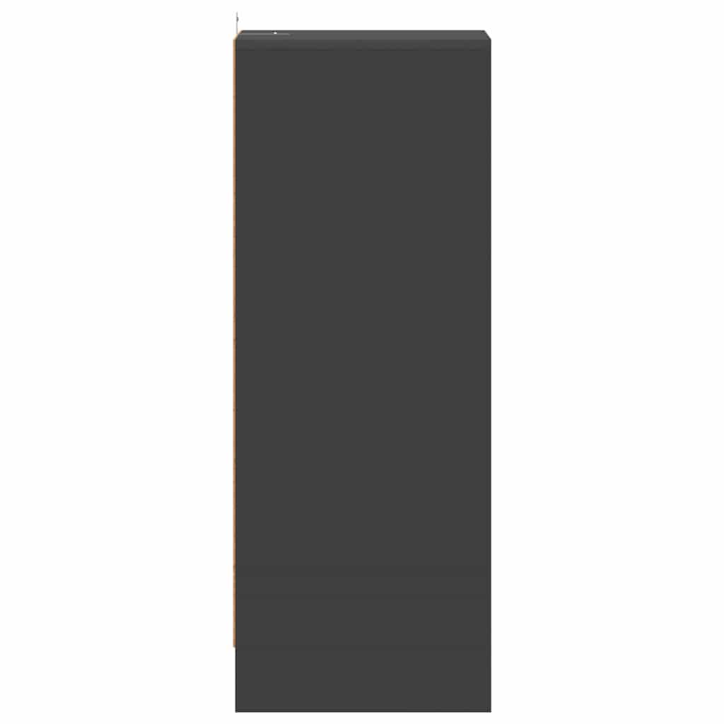 Shoe Cabinet Grey 31.5x35x90 cm Engineered Wood