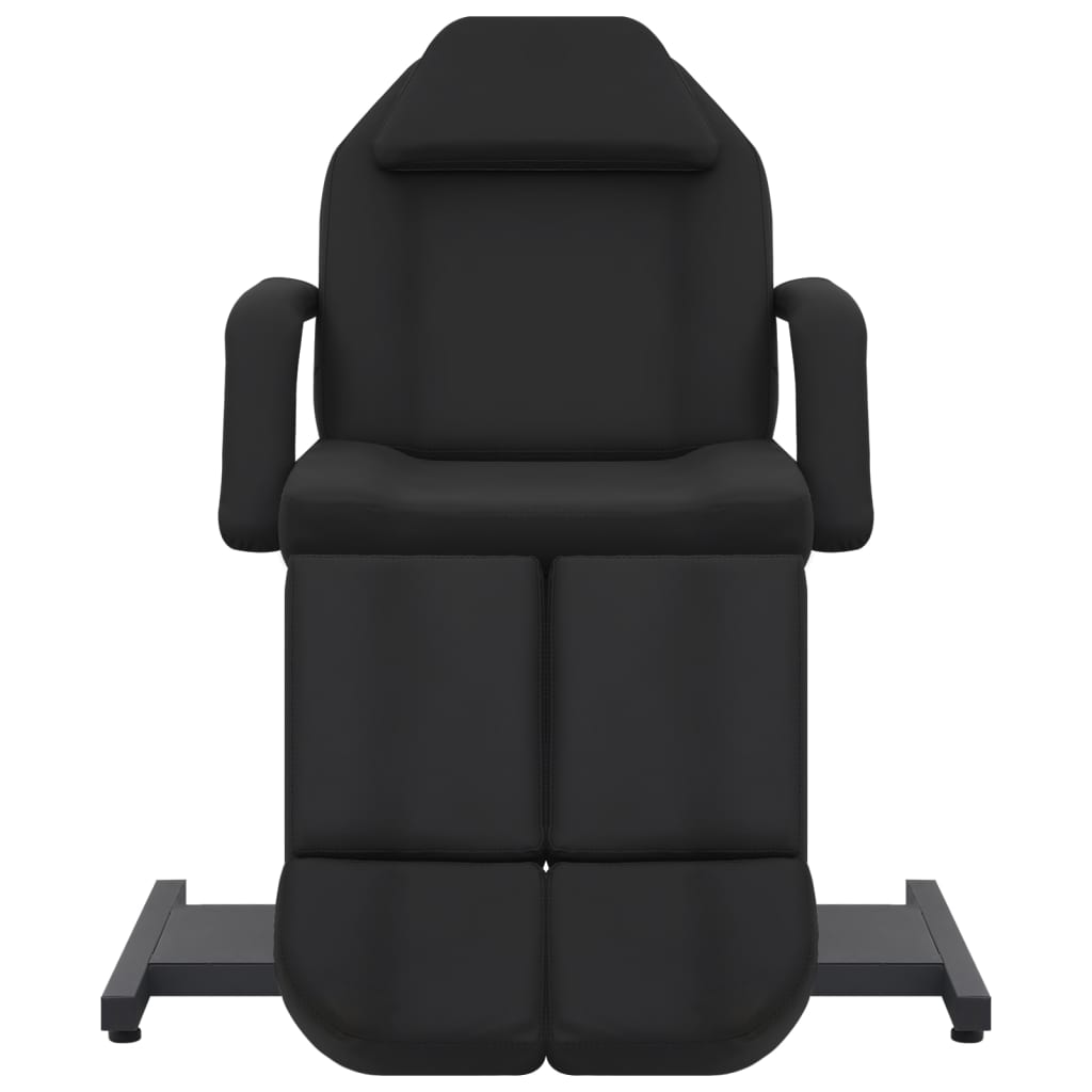 Beauty Treatment Chair Faux Leather Black 180x62x78 cm