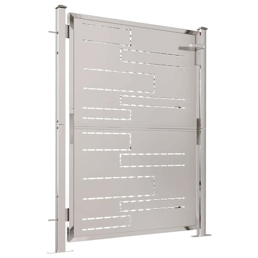 Garden Gate 100x120 cm Stainless Steel