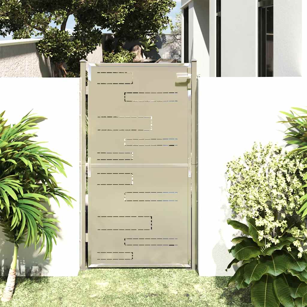 Garden Gate 100x175 cm Stainless Steel