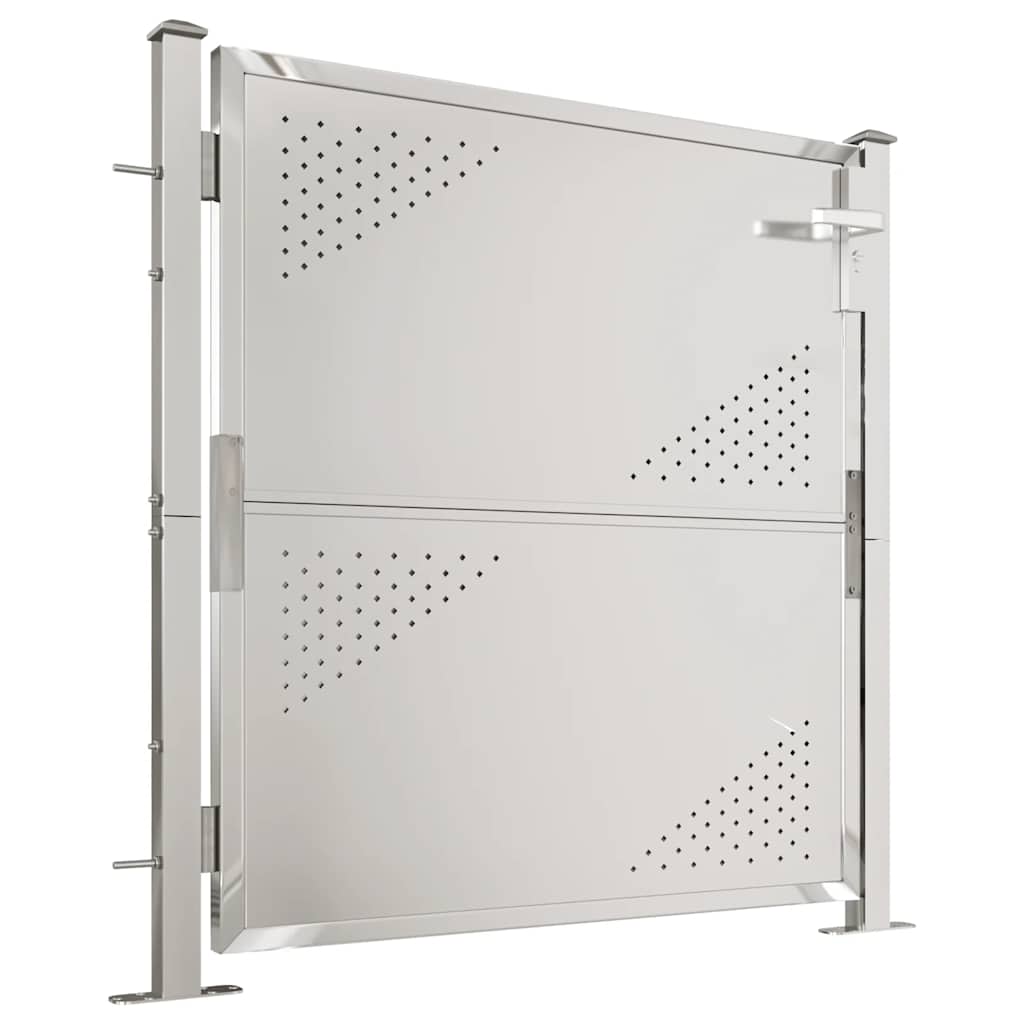 Garden Gate 100x100 cm Stainless Steel