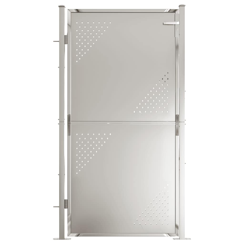 Garden Gate 100x175 cm Stainless Steel