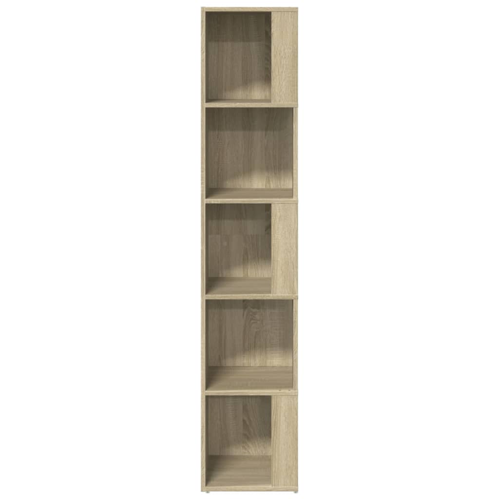 Corner Cabinet Sonoma Oak 33x33x164.5 cm Engineered Wood