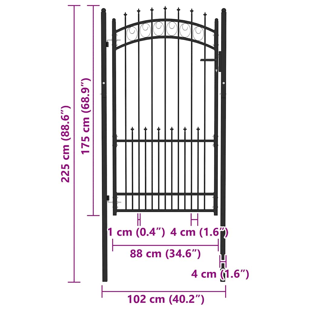 Garden Raised Bed 320x80x45 cm Galvanized Steel Silver