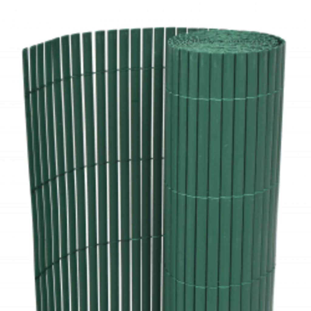 Double-Sided Garden Fence 110x300 cm Green