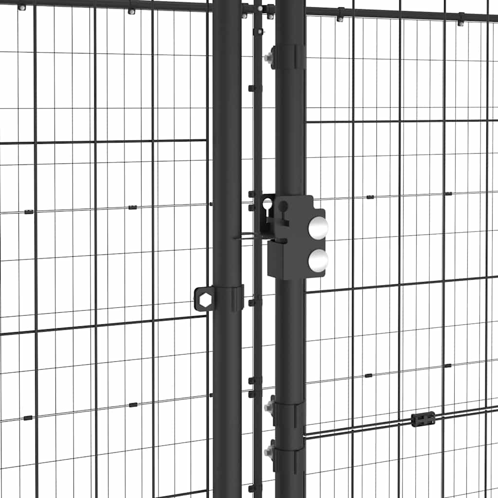 Outdoor Dog Kennel Steel 12,1 m²
