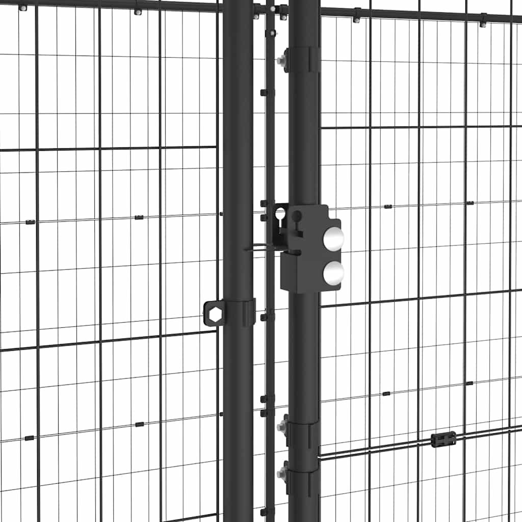 Outdoor Dog Kennel Steel 26,62 m²