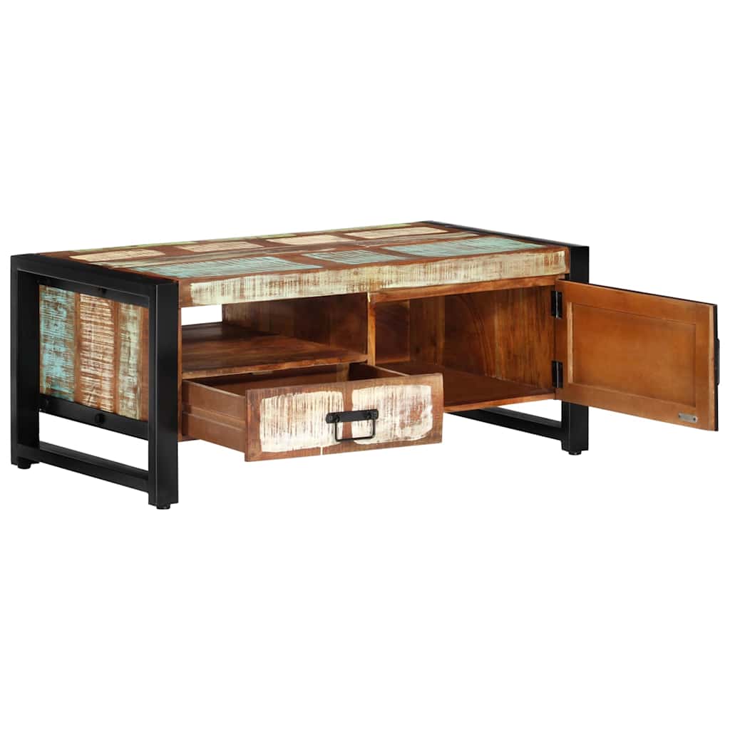 Coffee Table 100x50x41 cm Solid Wood Reclaimed