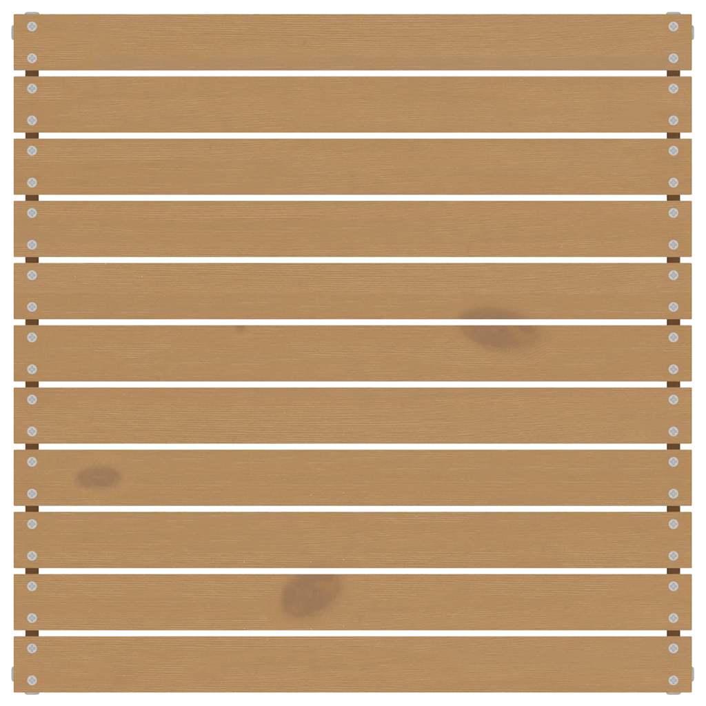 3 Piece Garden Lounge Set with Cream Cushions Solid Pinewood