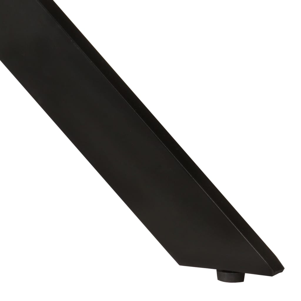 Dining Table 脴110x78 cm Solid Wood Mango and Steel