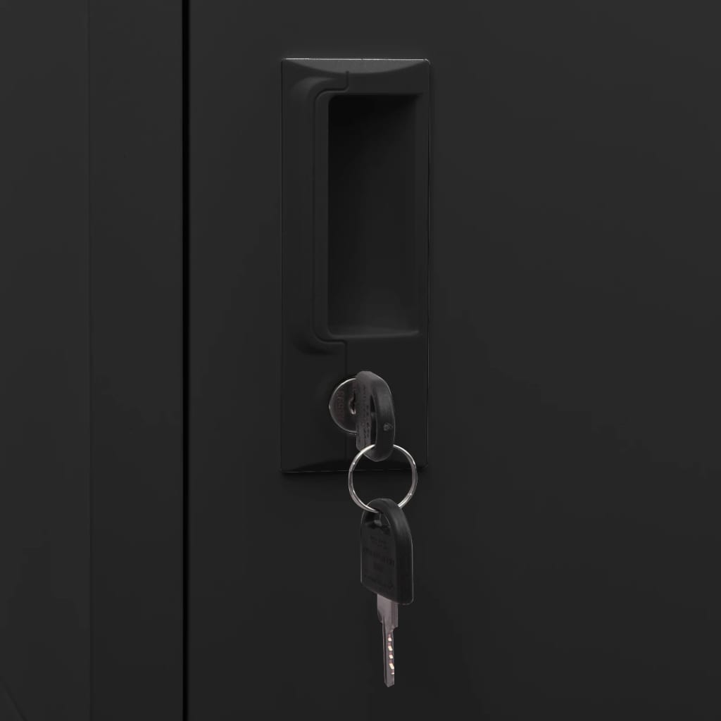 Saddle Cabinet Anthracite 53x53x105 cm Steel
