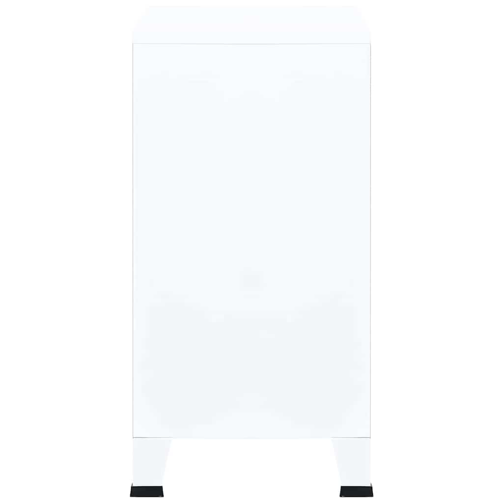 Industrial Storage Chest White 75x40x80 cm Steel