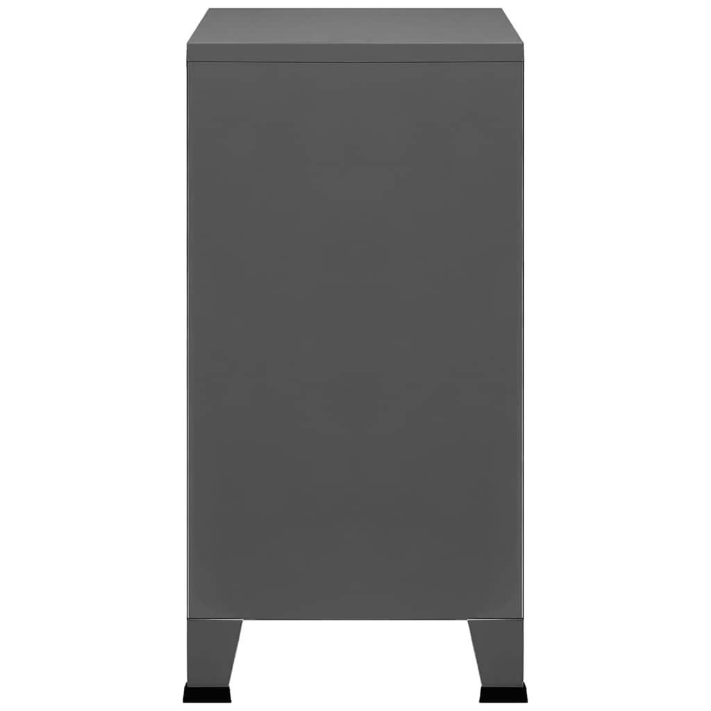 Industrial Storage Chest Anthracite 75x40x80 cm Steel