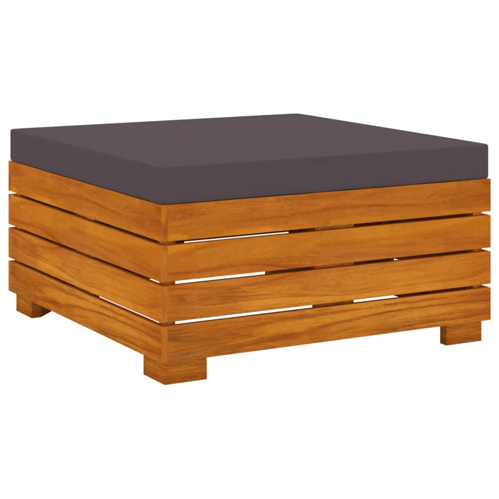 10 Piece Garden Lounge Set with Cushions Solid Wood Acacia