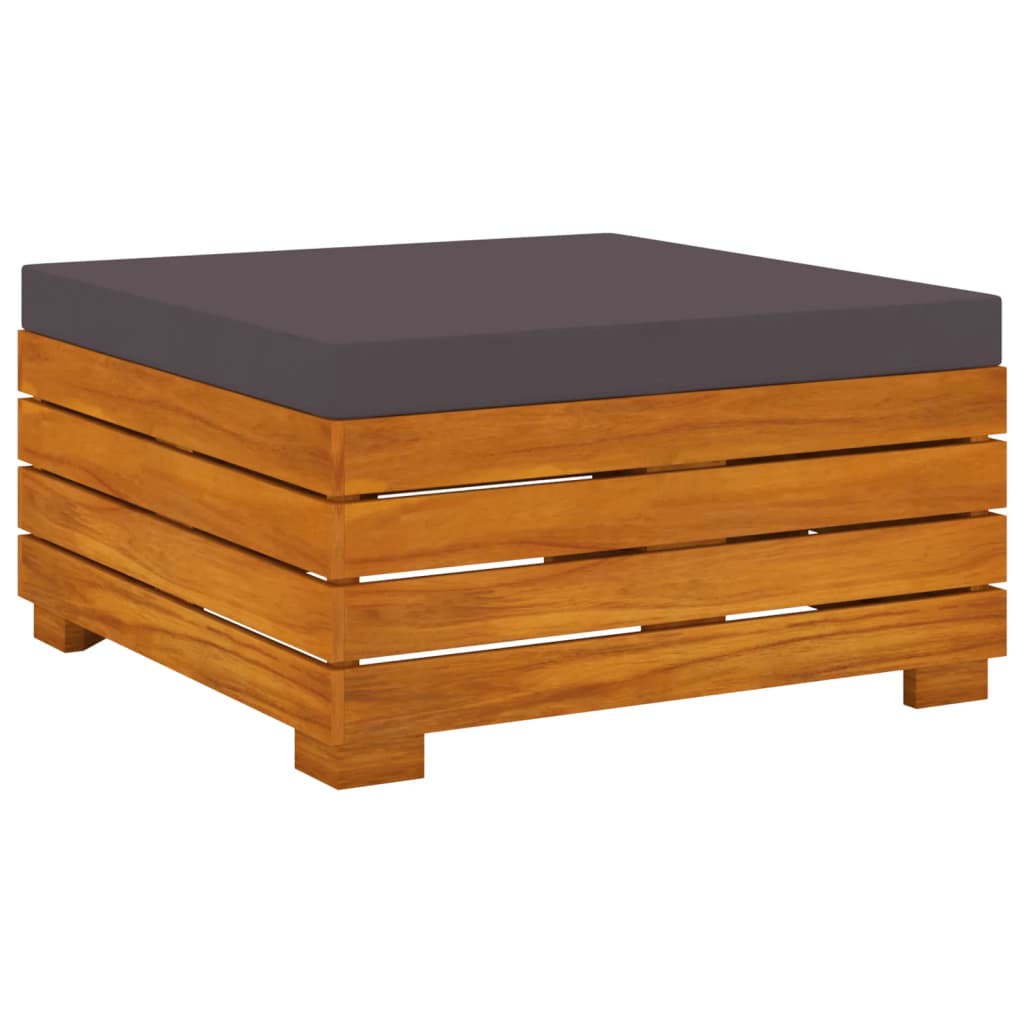 11 Piece Garden Lounge Set with Cushions Solid Wood Acacia