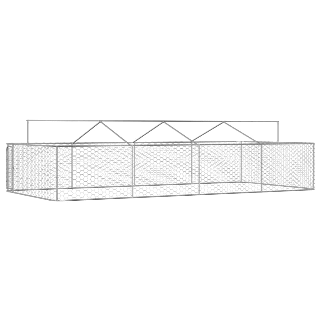 Outdoor Dog Kennel with Roof 600x300x150 cm