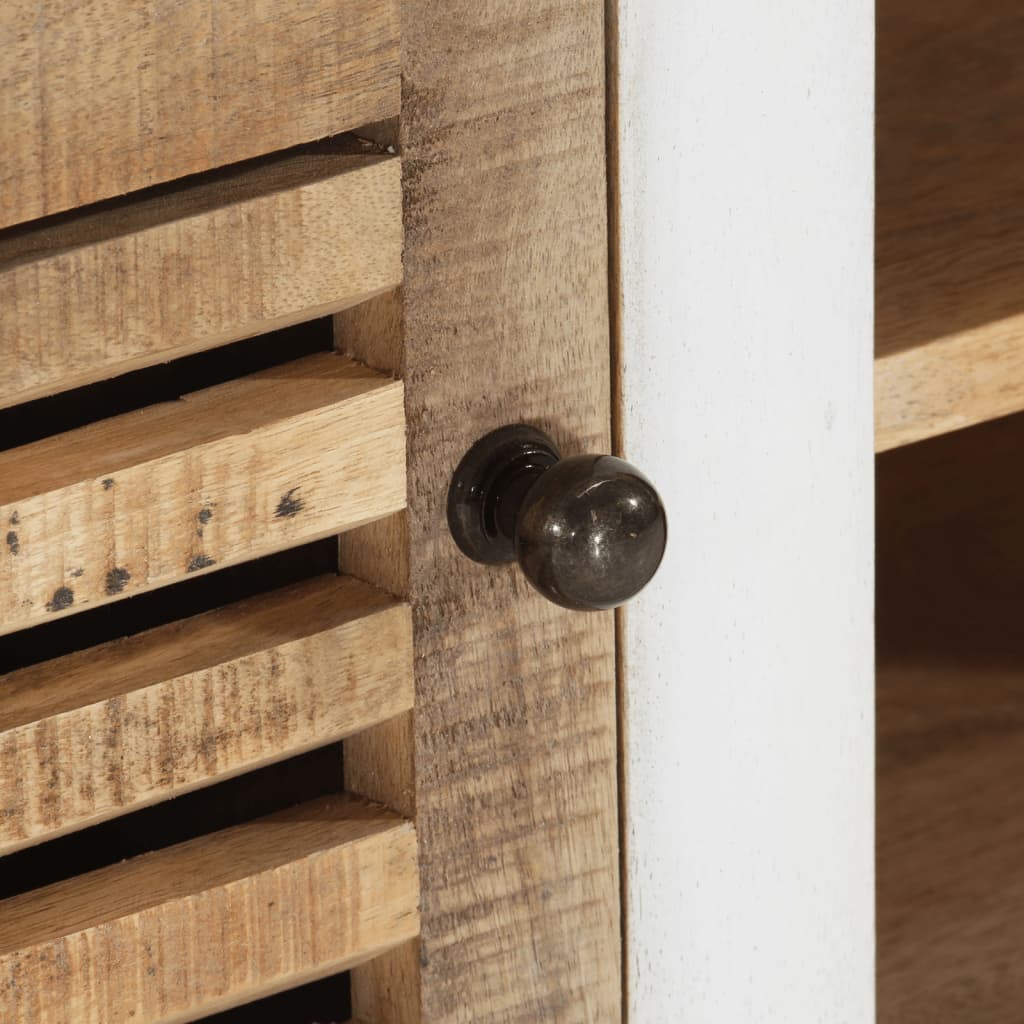 TV Cabinet 110x30x40 cm Solid Wood Mango