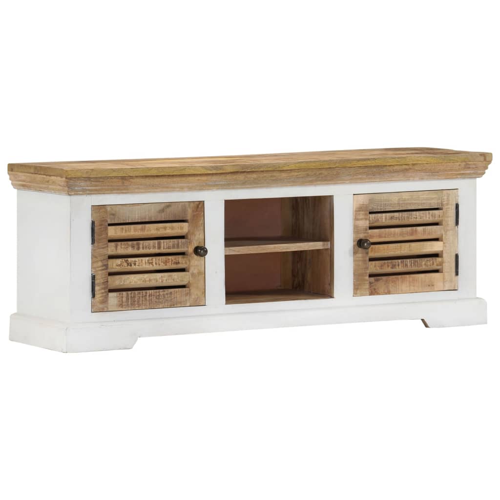 TV Cabinet 110x30x40 cm Solid Wood Mango