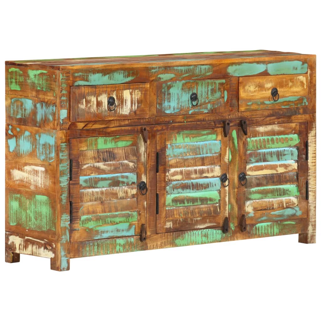 Sideboard 110x30x65 cm Solid Wood Reclaimed