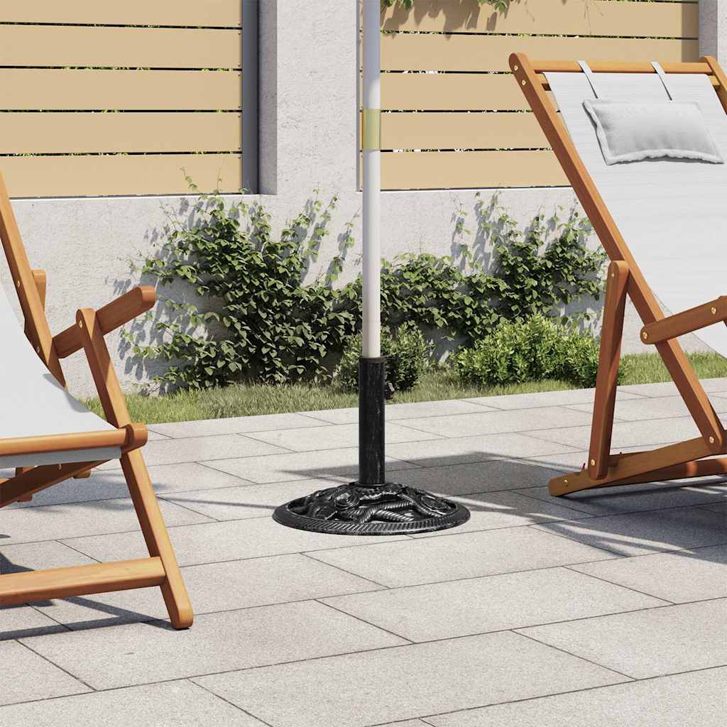 Umbrella Base Black 40x40x32 cm Cast Iron