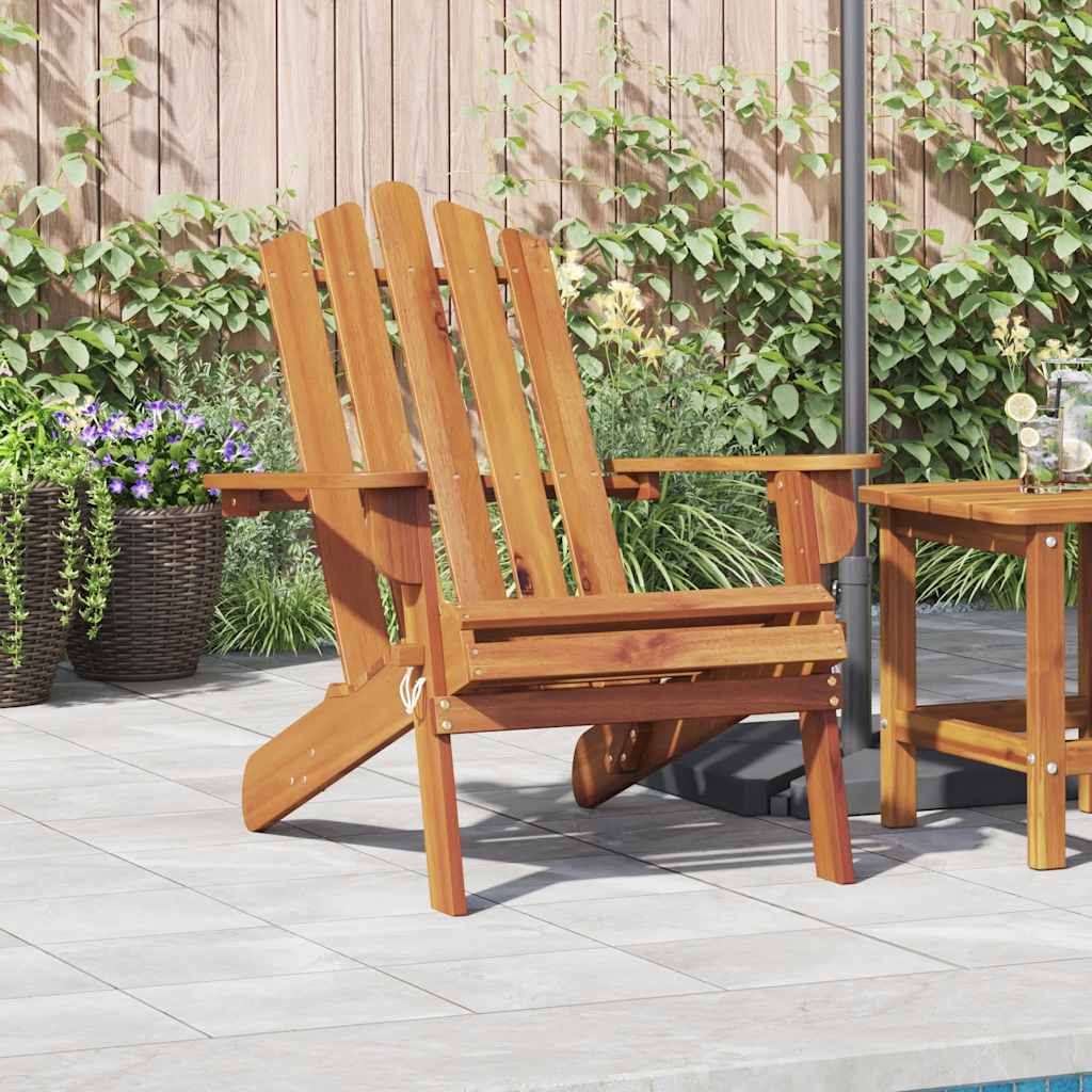 Garden Adirondack Chair Solid Acacia Wood