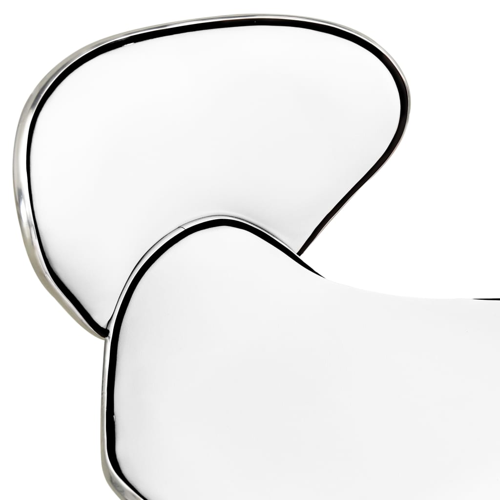 Office Chair White Faux Leather