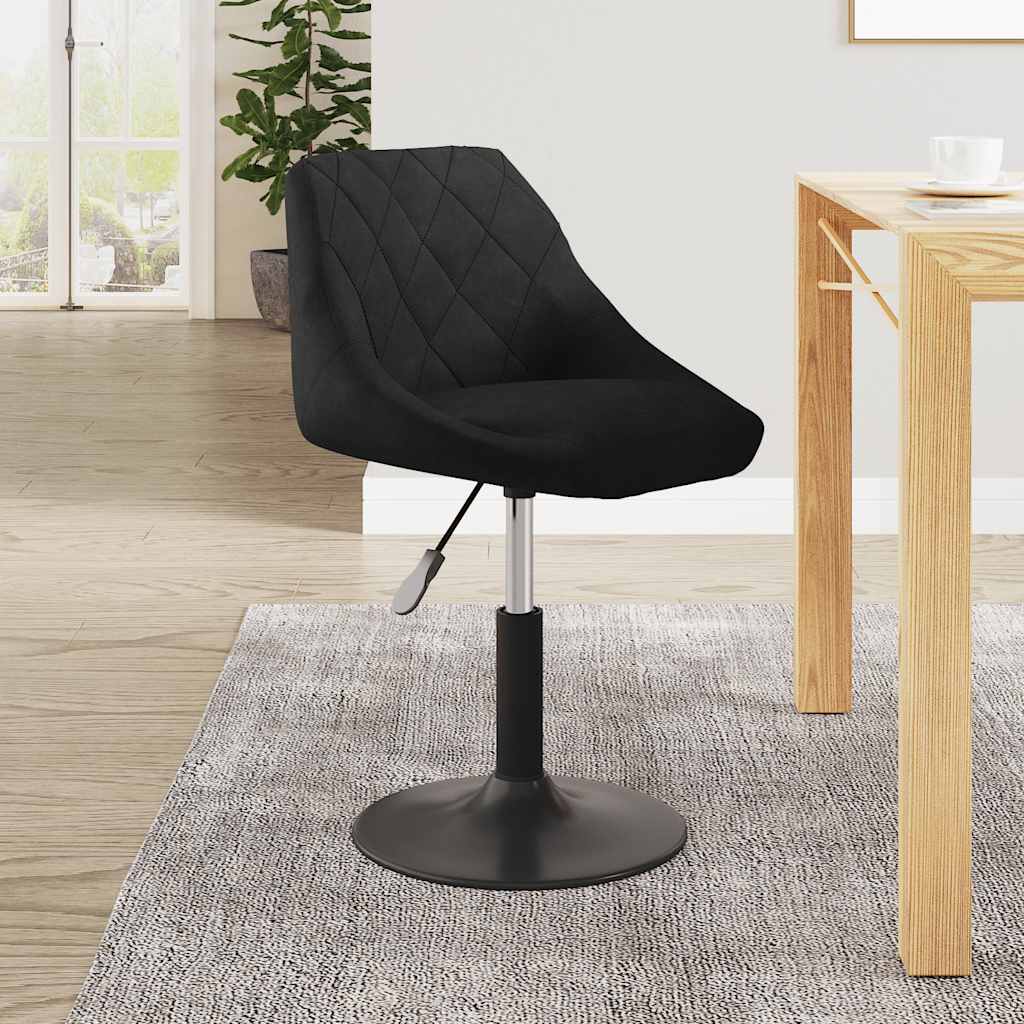 Dining Chair Black Velvet