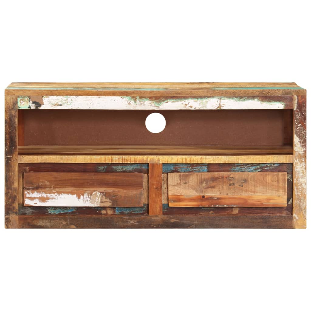 TV Cabinet 88x30x40 cm Solid Wood Reclaimed